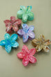 FLOWER POP COLOR HAIR CLAW CLIPS | 40H999