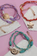 18K STAINLESS STEEL CORDED CHARM BRACELET | 40B5189