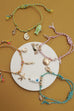 18K STAINLESS STEEL CORDED CHARM BRACELET | 40B5191