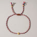 18K STAINLESS STEEL CORDED CROSS CHARM BRACELET | 40B5193