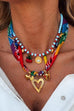 18K STAINLESS STEEL SCARF CHARM NECKLACE | 40NK9560