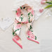 SOFT SILKY SKINNY TWILLY SCARF NECKLACE WRAP | 40SC684
