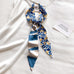 SOFT SILKY SKINNY TWILLY SCARF NECKLACE WRAP | 40SC685