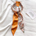 SOFT SILKY SKINNY TWILLY SCARF NECKLACE WRAP | 40SC685