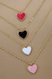 18K STAINLESS STEEL TARNISH FREE HEART NECKLACE | 40NK9569