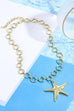 PUFFY STAR CHUNKY CHAIN STATEMENT NECKLACE | 40NK9571