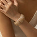 Color-Block Acrylic Stretch Cord Bracelet | 40B5195