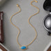 18K STAINLESS STEEL TARNISH FREE SEASHELL NECKLACE| 40NK9658