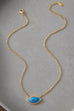 18K STAINLESS STEEL TARNISH FREE SEASHELL NECKLACE| 40NK9658