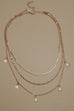 18K STAINLESS STEEL TARNISH FREE STAR NECKLACE | 40NK9587