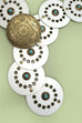 Studded Circular Disc Snap Y Shape Punk Belt | 40BT657