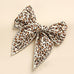 LARGE ANIMAL FLORAL BOW RIBBON HAIR CLIPS | 40H1012