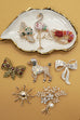 Vintage Brooches Pins Classic Retro Rhinestone | 40BC313