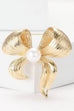 Vintage Elegant Pearl Bow Brooch Pin | 40BC314