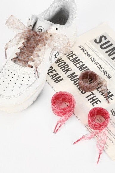 ANIMAL SATIN ORGANZA SHOE LACE | 40SD113