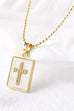 EPOXY RHINESTONE PENDANT NECKLACE | 40NK9607