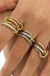 Stainless Steel Stackable Plain Band Rings Linked | 40R134