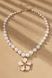 TRENDING HANDMADE CHUNKY BEADED CHARM NECKLACE | 80N92451