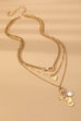 MULTI LAYER CELESTIAL STAR MOON CHARM NECKLACE | 80N92439