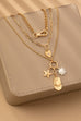 MULTI LAYER CELESTIAL STAR MOON CHARM NECKLACE | 80N92439