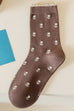 WOMAN BREATHABLE FLORAL COTTON SOCKS | 40S02067
