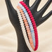 Colorful Rondelle Glass Bead Necklace | 40NK9838