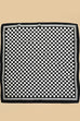 LARGE CHECKER PRINT SILKY FEEL BANDANA SCARF | 40SC692