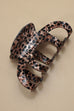 JUMBO ANIMAL LEOPARD PRINT HAIR CLAW CLIPS | 40H1016