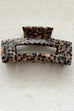 JUMBO ANIMAL LEOPARD PRINT HAIR CLAW CLIPS | 40H1016