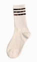 WOMAN ANIMAL LEOPARD HALF CREW THROWBACK SOCKS | 40S02071