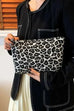 TRAVEL ANIMAL LEOPARD COSMETIC MAKEUP POUCH BAG | 40P581