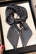 LARGE POLKA DOT PRINT BANDANA SCARF | 40SC696