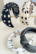 SOFT KNOTTED POLKA DOT HEADBAND HAIR BAND | 40HB188