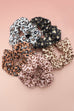 LEOPARD PATTERN SCRUNCHIES SET OF 5 | 40S742