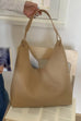 VEGAN FAUX LEATHER WOVEN TOTE SHOULDER BAG | 40P587