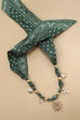 HANDMADE SCARF NECKLACE-SUNBLAST CROSS HEART MOON | 80N92552