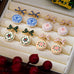 Vintage Botanical Christmas Ornament Bow Earrings | 80E63594