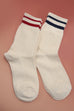 WOMAN BREATHABLE WAFFLE STRIPE COTTON SOCKS | 40S02073