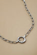18K STAINLESS STEEL TARNISH FREE OVAL NECKLACE | 40NK9585