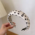 POKA DOT PUFFED SPA HEADBAND HAIR BAND | 40HB189