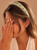 POKA DOT PUFFED SPA HEADBAND HAIR BAND | 40HB189