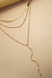 18K STAINLESS STEEL TARNISH FREE Y NECKLACE | 40NK9616