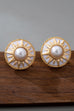 PEARL GOLD SUNBLAST STUD EARRINGS | 80E61531