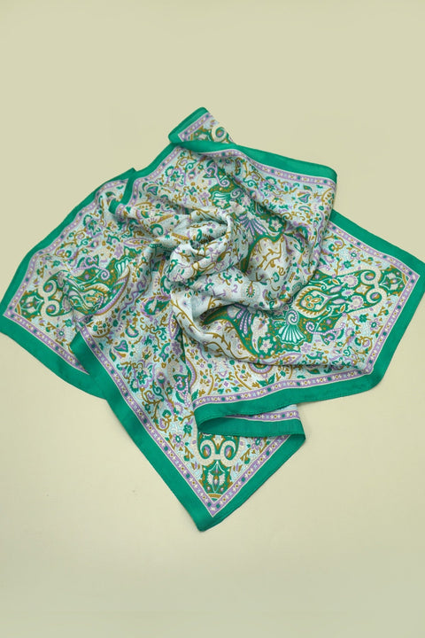 Vintage Paisley Print Bandana Scarf | 40SC701
