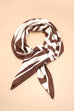 Large Vintage Zebra Print Bandana Scarf | 40SC702