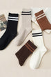 WOMAN STRIPE HALF CREW THROWBACK COTTON SOCKS | 40S02076