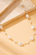 18K STAINLESS STEEL TARNISH FREE PEARL NECKLACE | 40NK9630