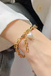 18K STAINLESS STEEL TARNISH FREE PEARL BRACELET | 40B5209