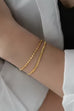 18K STAINLESS STEEL TARNISH FREE LAYERED BRACELET | 40B5208