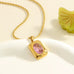18K STAINLESS STEEL TARNISH FREE RHINE NECKLACE | 40NK9635